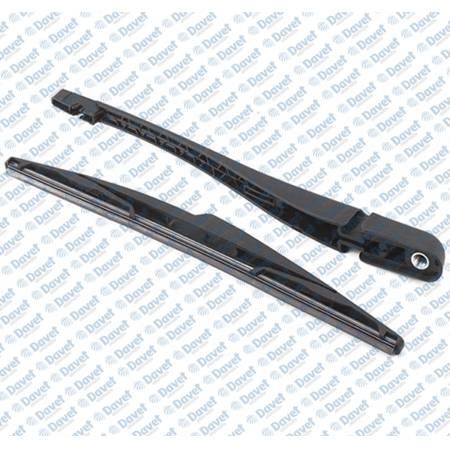 PLASTECH P12343 Arka Silecek Kolu + Silecek Supurgesi + Kapak Peugeot 207 2006-2011